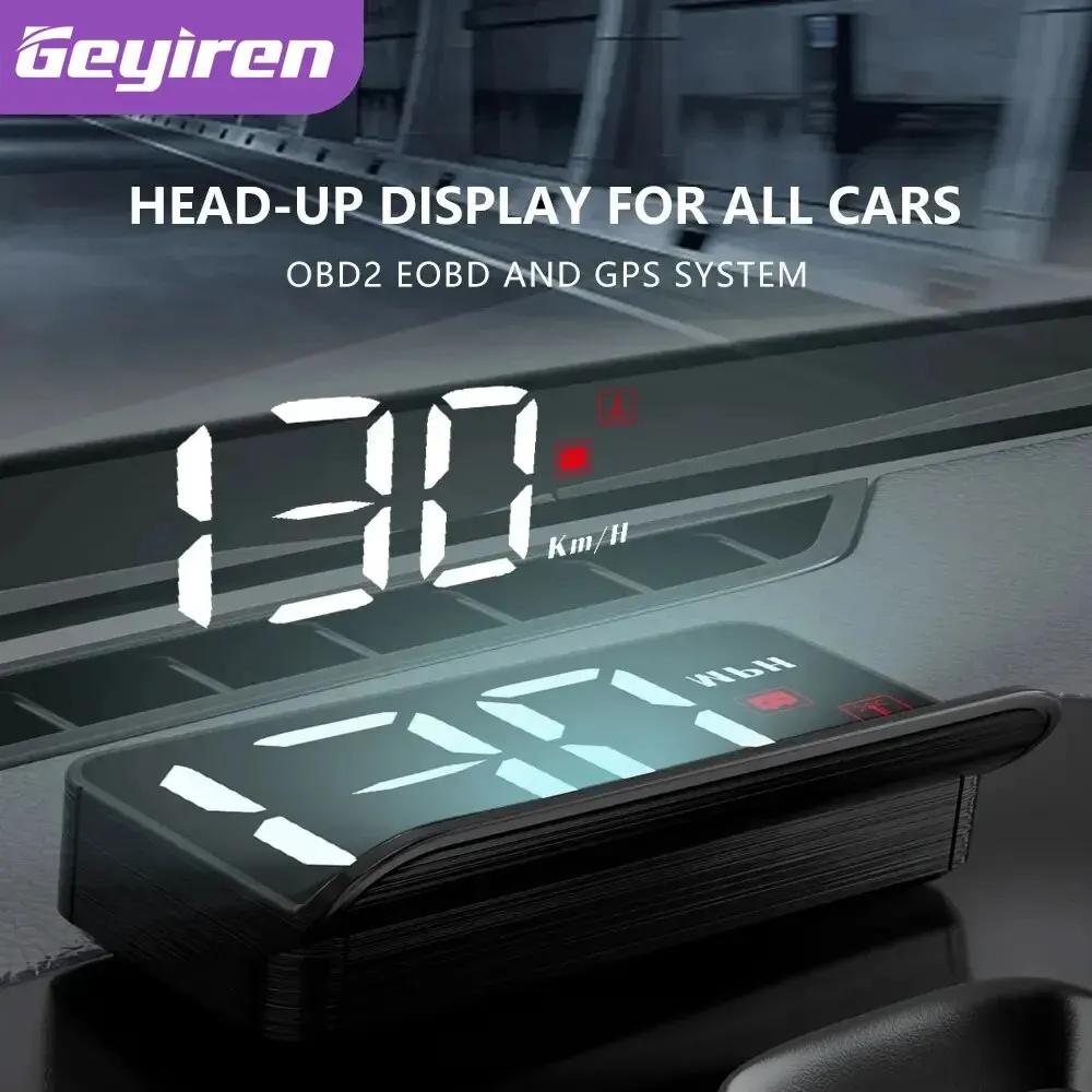 GEYIREN M3 ڵ OBD2 GPS  ÷, ڵ  HUD  ÷,  ڵ ӵ,   ׼